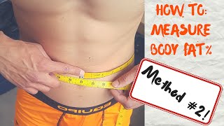 How To Measure Body Fat Method #2 Using Tape measure