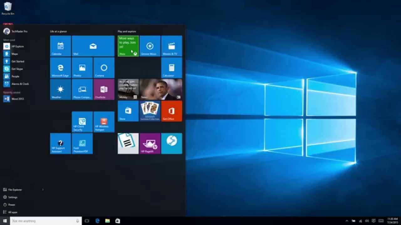 Windows 10: First Look - YouTube