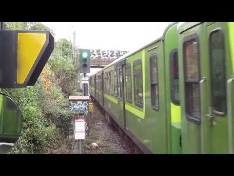 DART class 8300 no. 8330 departing shankill for greystones