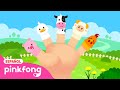 Familia Dedo En La Granja Uno Dos Tres Aprende Los Números Animales De La Granja Pinkfong