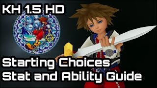 Kingdom Hearts 1.5 PS4 - Starting Choices. Stat, Ability and Level choice guide. Final Mix PS4