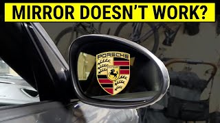 How to fix a broken side mirror on a Porsche (DIY Tutorial on a Porsche 911)