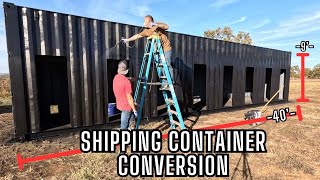 Painting a 40-Foot Shipping Container | Step 5 of Ultimate Chicken Coop Build
