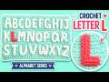 Letter L A To Z In Crochet Alphabet EASY The Crochet Crowd