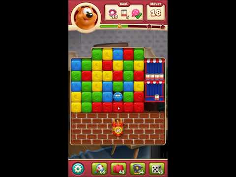 Toon Blast Level 2861 - NO BOOSTERS 🐻🐺🐱 | SKILLGAMING ✔️