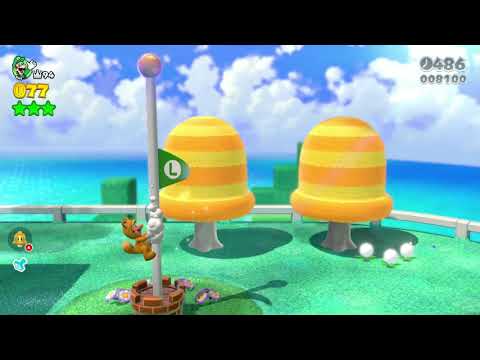 Super Mario 3D World (Switch) 1-1 Speedrun - Time: 14 (Former WR)
