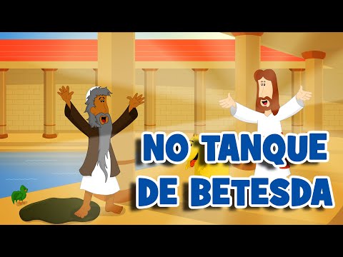 NO TANQUE DE BETESDA | DESENHO - OS MILAGRES DE JESUS 1
