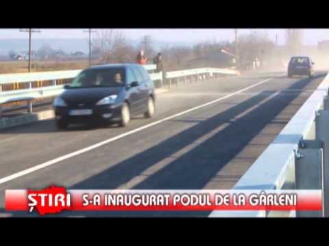S-a inaugurat Podul de la Gârleni - www.1tvbacau.ro (04.12.2013)