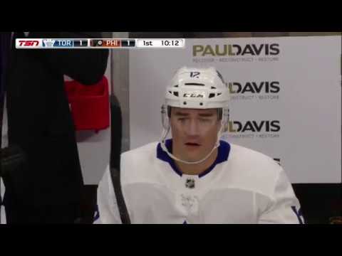 Patrick Marleau 11th Goal of the Season! 12/12/17 (Toronto Maple Leafs vs Philadelphia Flyers)