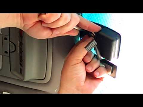 How To Remove Rear View Mirror And Rain Sensor - Lexus GX470