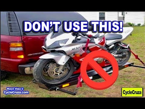 Reasons to NEVER Use a Motorcycle Hitch Carrier