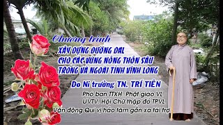 Sư bà Trí Tiên - Xây đường đal