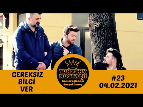 WHYSHY - GEREKSİZ BİLGİ VER | SABAH SAAT 6'DA KALKARIM, BU ÖZGÜR ABİ, GÜNDE 3 LİTRE SU İÇERİM | #23