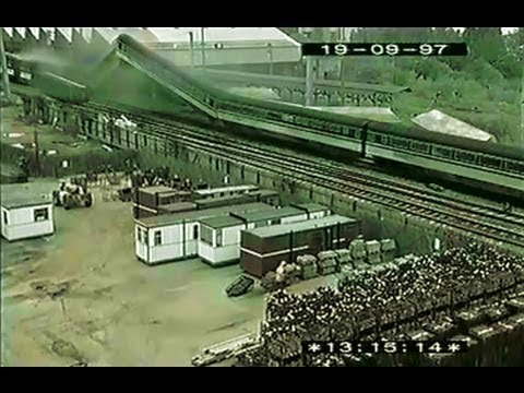 1997 CCTV Footage of Crash   Train Crash Southall