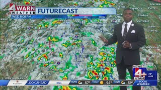 Monsoonal moisture continues with flash flood risk for some