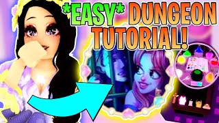 Full DUNGEON BADGE + QUEST GUIDE! How to unlock SECRET REALM Tutorial // Royale High Roblox