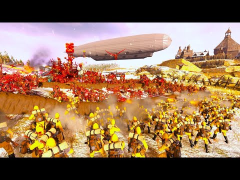 GERMAN IMPERIAL ARMY VS Chaos  - TW Millennium Mod | Total War WARHAMMER 3 | FIRESupport | 4K