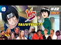 Rock Lee Humiliates Sasuke Naruto Ep 22 Reaction Mashup Chunin Challenge Rock Lee Vs Sasuke