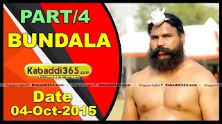 (1) Bundala (Jalandhar) Kabaddi Tournament 4 Oct 2015