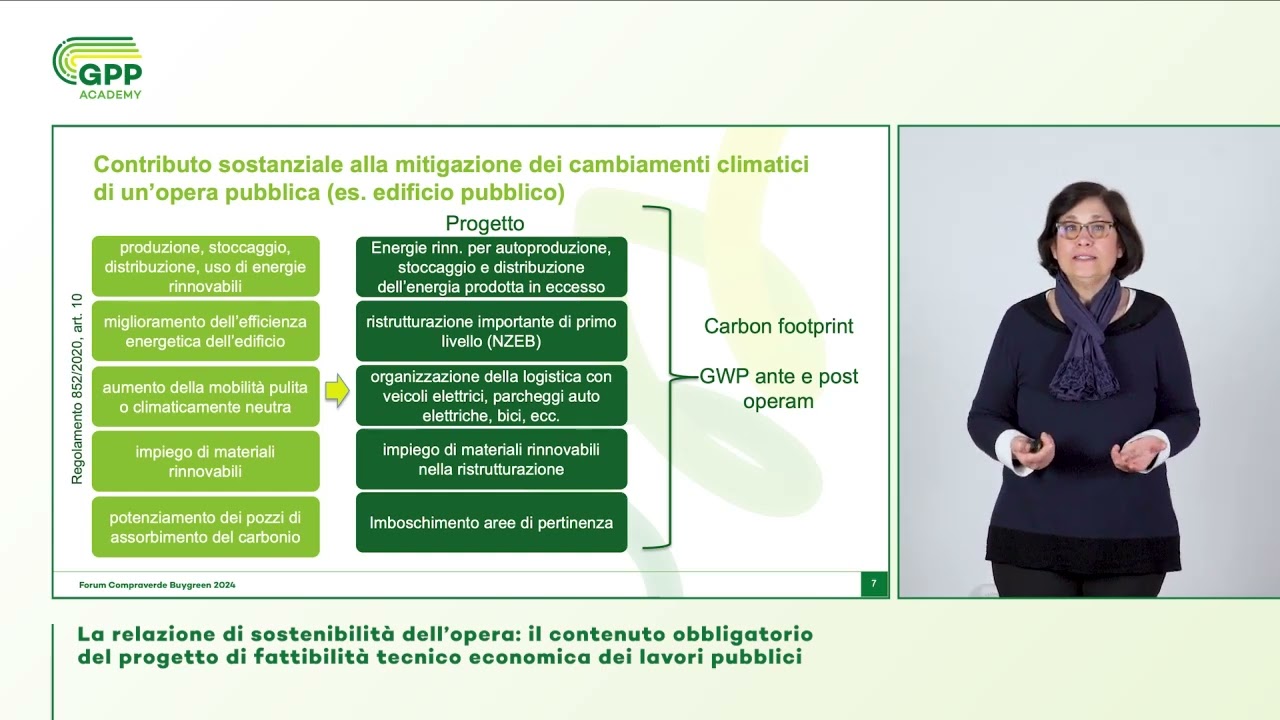 Relazione di sostenibilità: il contenuto obbligatorio del progetto di fattibilità di lavori pubblici