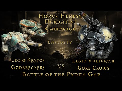 Legio Krytos Vs Legio Vulturum - Melos Narrative Ep4- Horus Heresy - Adeptus Titanicus Battle Report