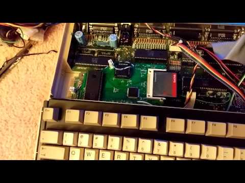Amiga 500 NTSC with a Kippler 8Meg / IDE plug in card.