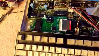 Amiga 500 NTSC with a Kippler 8Meg / IDE plug in card.