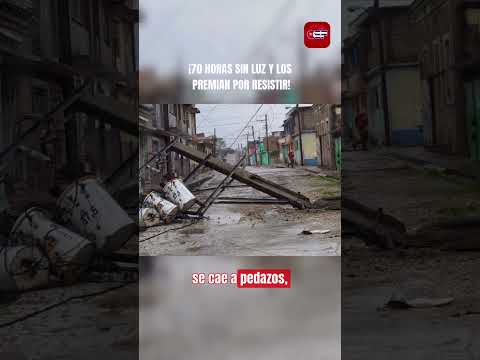 🇨🇺 70 HORAS SIN LUZ Y LOS PREMIAN POR RESISTIR | el régimen admite el colapso deMatanzas