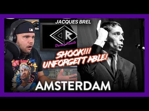 Jacques Brel Reaction Amsterdam (POWERFUL & SHOOK!) | Dereck Reacts