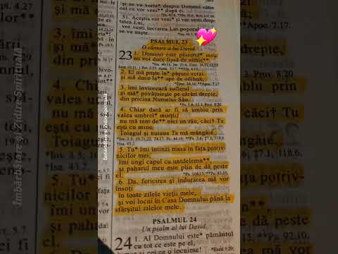 Psalmul 23 recitat de Salomeea Andrus