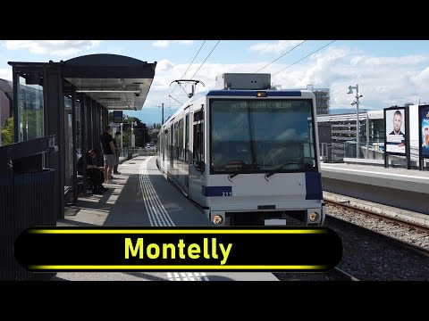 Metro Station Montelly - Lausanne 🇨🇭 - Walkthrough 🚶