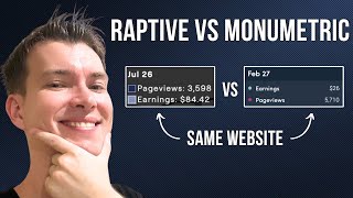 RAPTIVE vs MONUMETRIC: I Moved My Website And Now Earn X Times More
