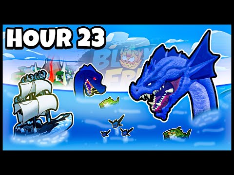 I Spent 24 Hours Doing SEA EVENTS, And This Happend.. (Blox Fruits)