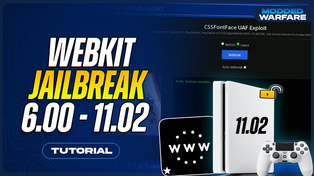 New PS4 WebKit Jailbreak Tutorial up to 11.02