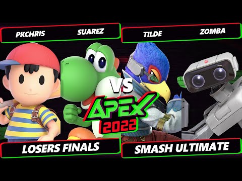 Apex 2022 Losers Finals - PkChris & Suarez Vs. Tilde & Zomba - SSBU Ultimate Tournament