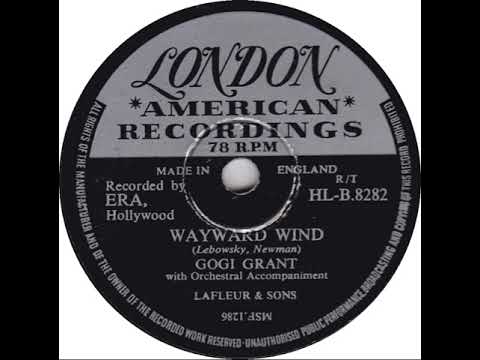 UK New Entry 1956 (98) Gogi Grant - Wayward Wind