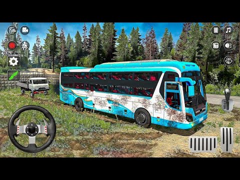 Offroad Coach Bus Driving Simulator 3D - Real  Bus Drive 2024 - Android GamePlay @Bubble_Crabbs