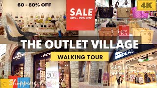 Dubai Outlet Village - SALE 2023!! Shopping In Dubai Vlog | Dubai DSF | 4K (Walking Tour)