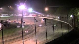 preview picture of video 'Grandview Speedway USAC Sprint and ARDC Midget Highlights 6-05-13'
