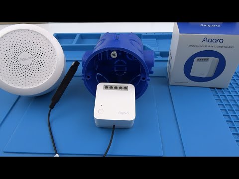 Aqara T1 1 kanalo Zigbee išmanioji relė 10A (SSM-U01) video