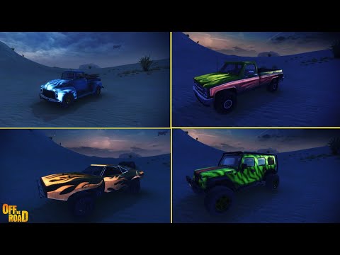 All Fluorescent Paints of 4×4 Vehicles in Off The Road | New Update | OTR Open World Driving