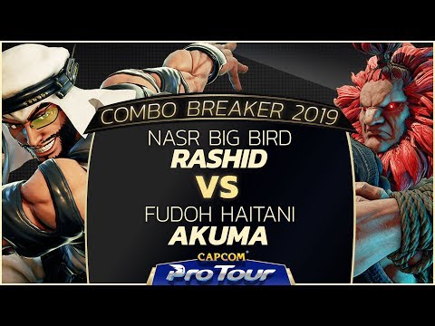 NASR Big Bird (Rashid) vs Fudoh Haitani (Akuma) - Combo Breaker 2019 Top 24 - CPT 2019