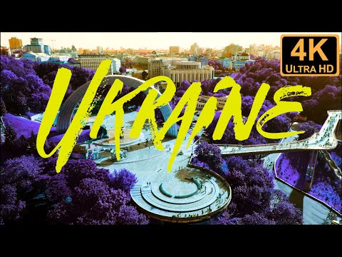 FLYING OVER UKRAINE (4K UHD) Amazing Ukrainian Cities | Ukraine from above | Aerial view of Kyiv