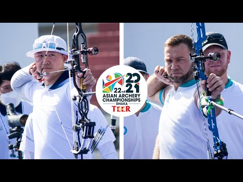 Korea v Kazakhstan – compound men's team gold | Dhaka 2021 Asian Archery Championships