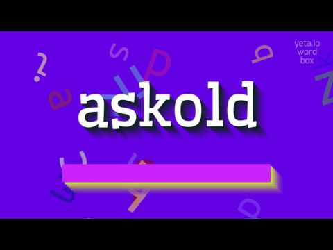 How to say "askold"! (High Quality Voices)