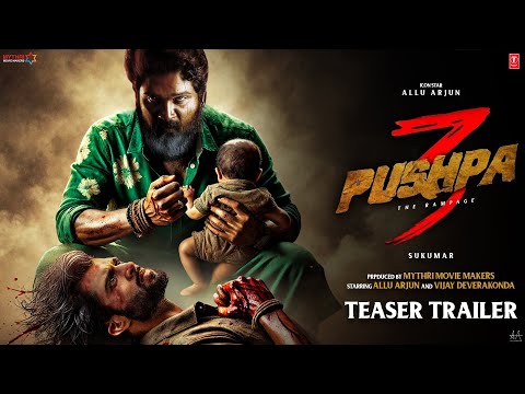 Pushpa 3: The Rampage - Hindi Trailer | Allu Arjun | Vijay D | Rashmika M | Jagapathi B | Sukumar |
