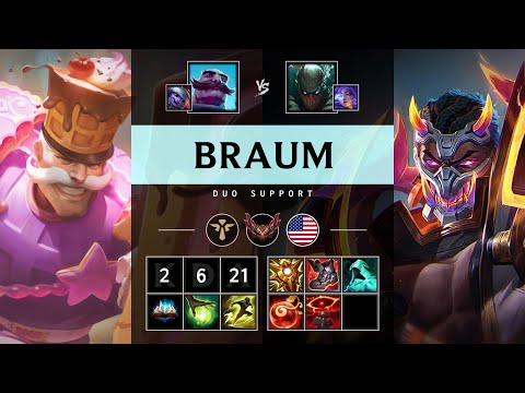 Braum Support vs Pyke - NA Grandmaster Patch 25.15