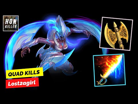 HoN The Dark Lady RUNED CLEAVER with DAWNBRINGER