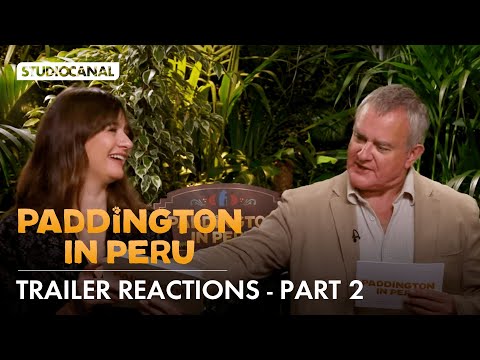 Best Paddington Trailer Reactions with Hugh Bonneville and Emily Mortimer (Part 2)