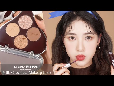 Etude x Hershey's Kisses Milk Chocolate Makeup Look 🍫